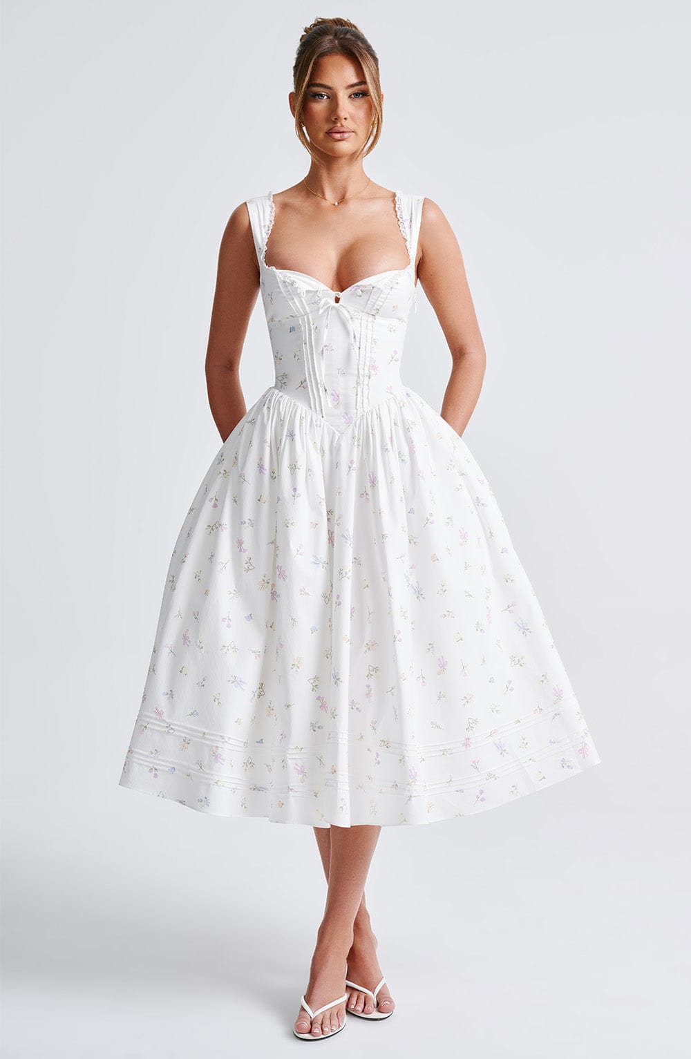 Marlyn Bridal-Inspired Midi Dress
