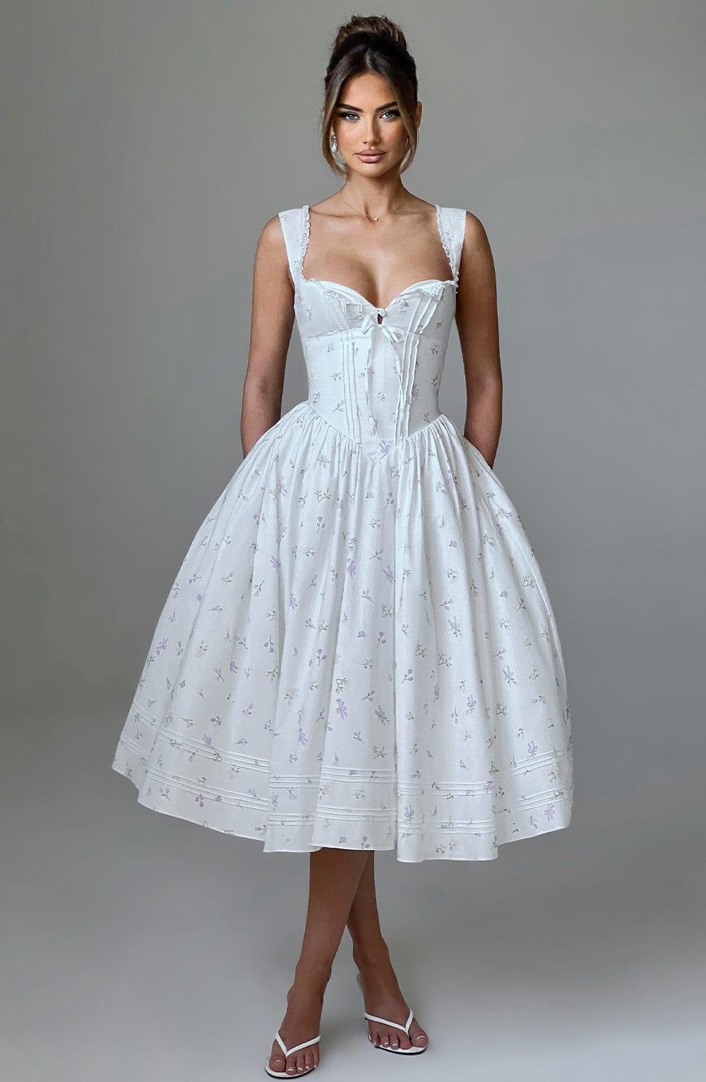 Marlyn Bridal-Inspired Midi Dress