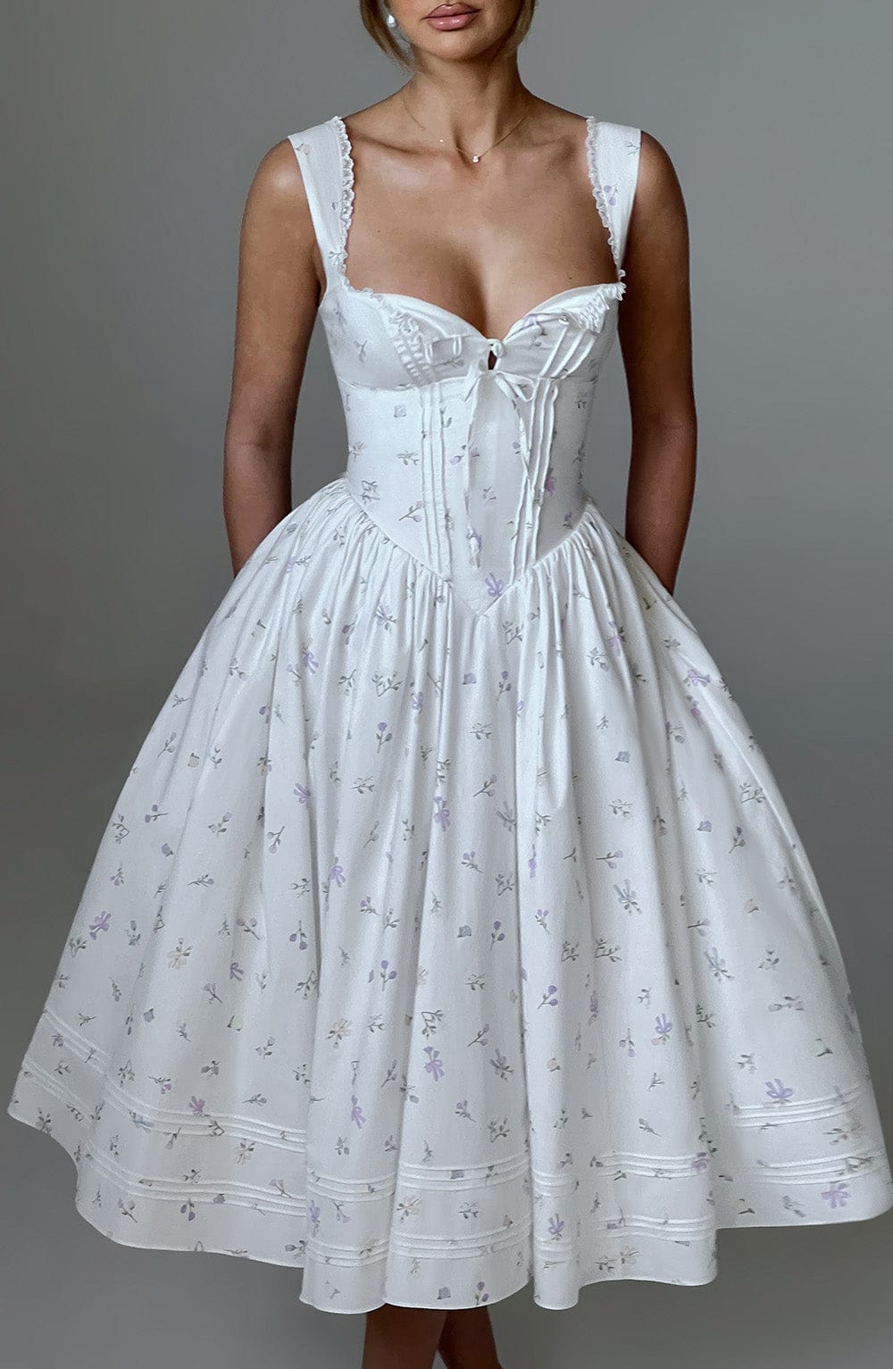 Marlyn Bridal-Inspired Midi Dress