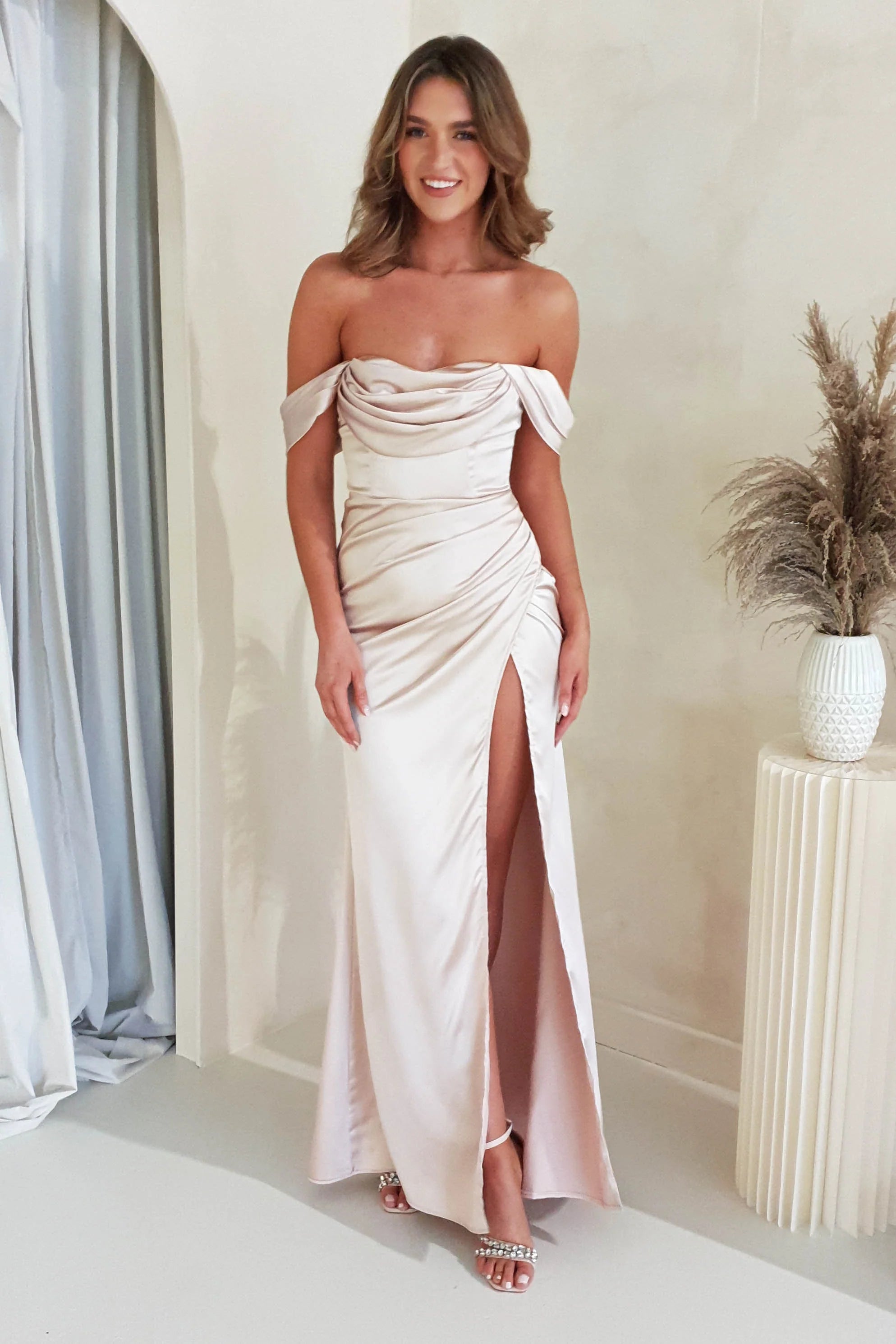 Monica Off The Shoulder Gown