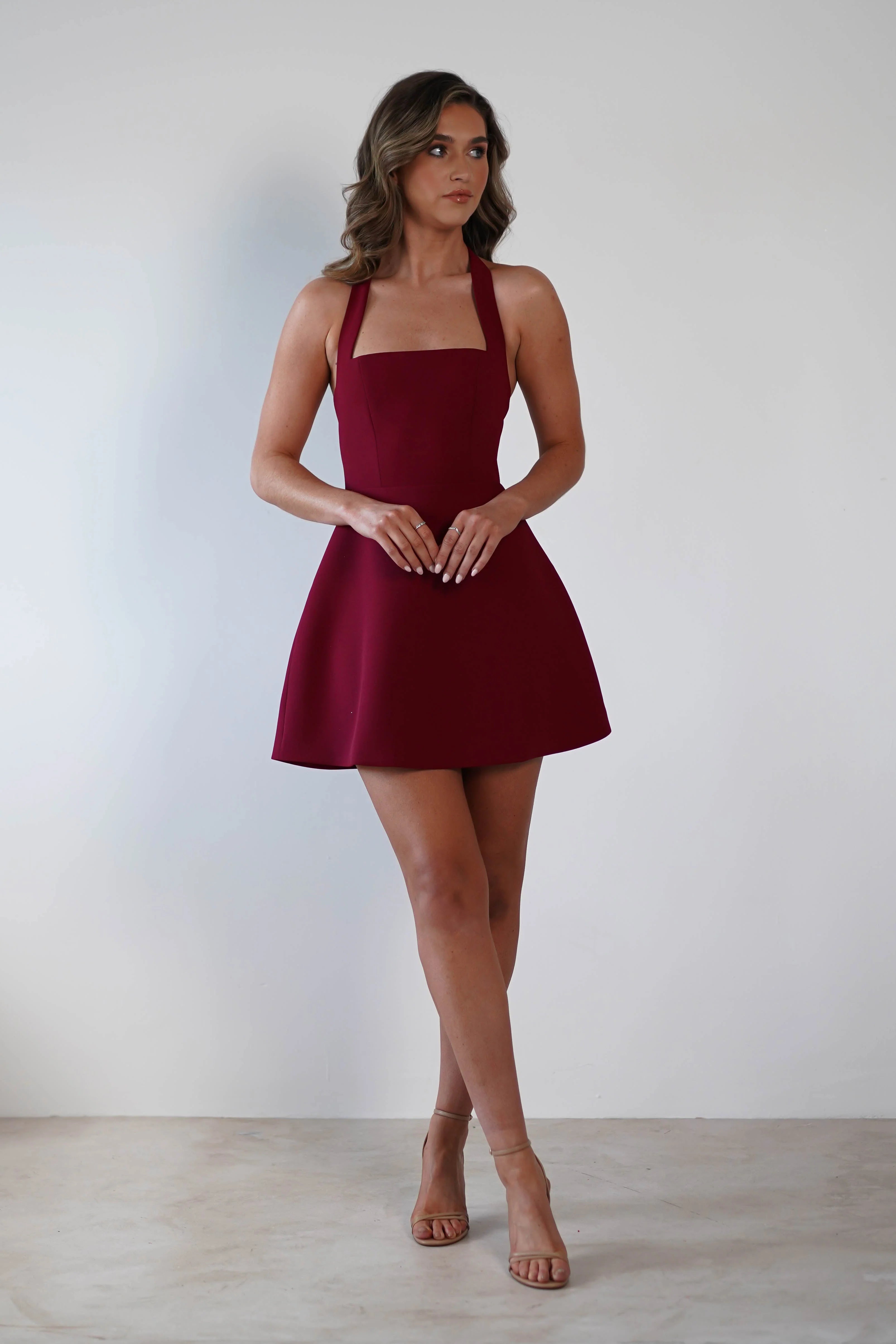 Morocco Halterneck Mini Dress