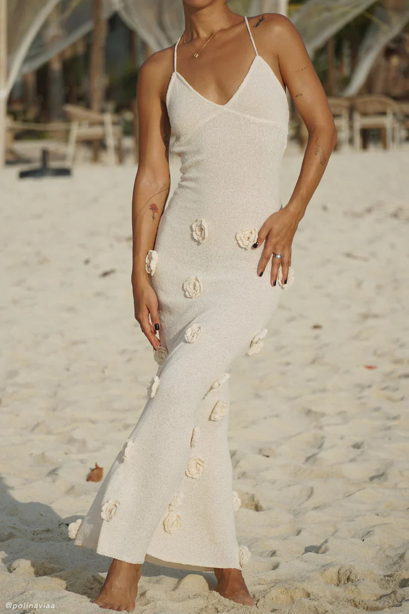 Nayla Crochet Floral Maxi