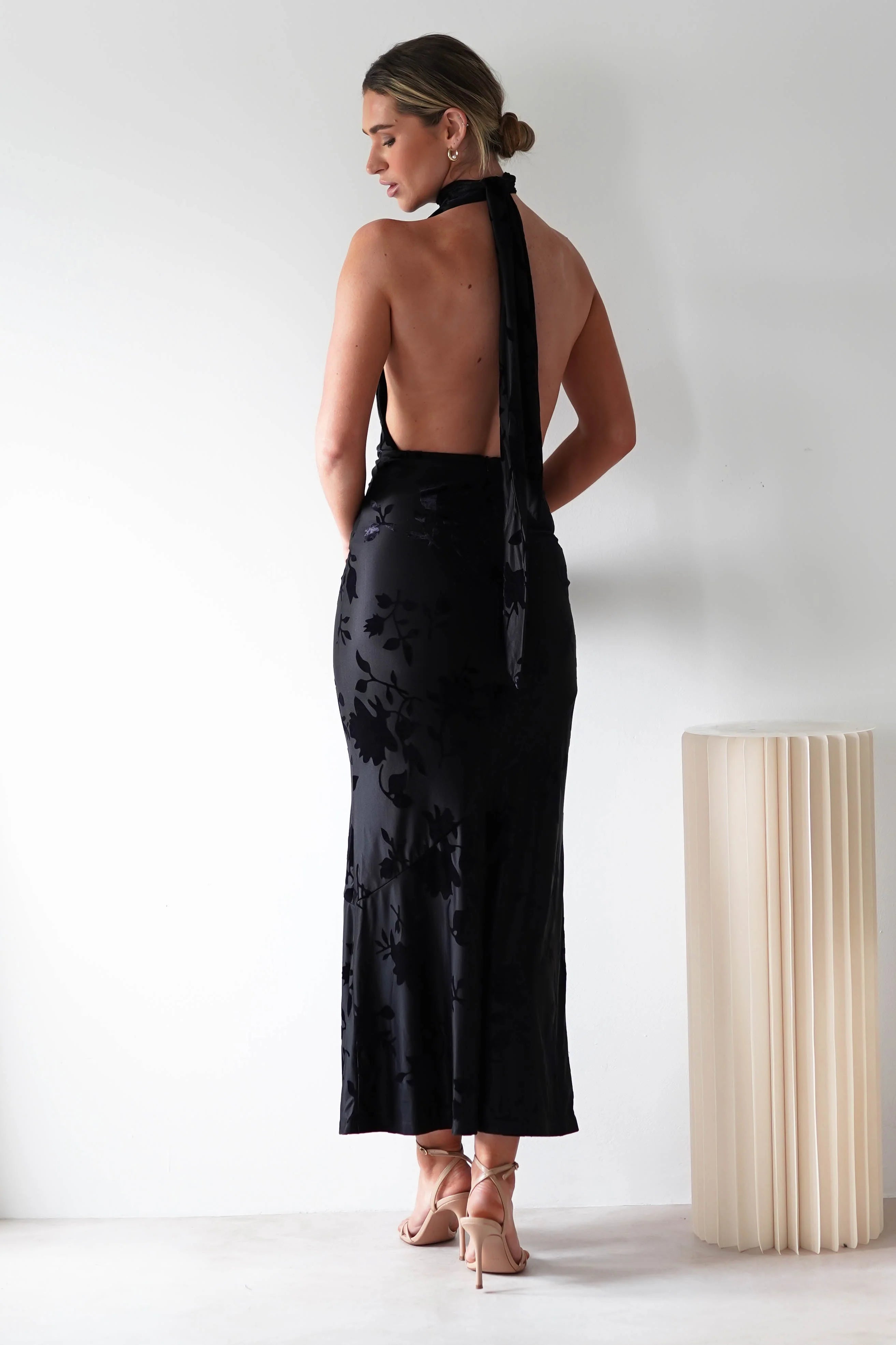 Grayson Floral Jacquard Maxi Dress