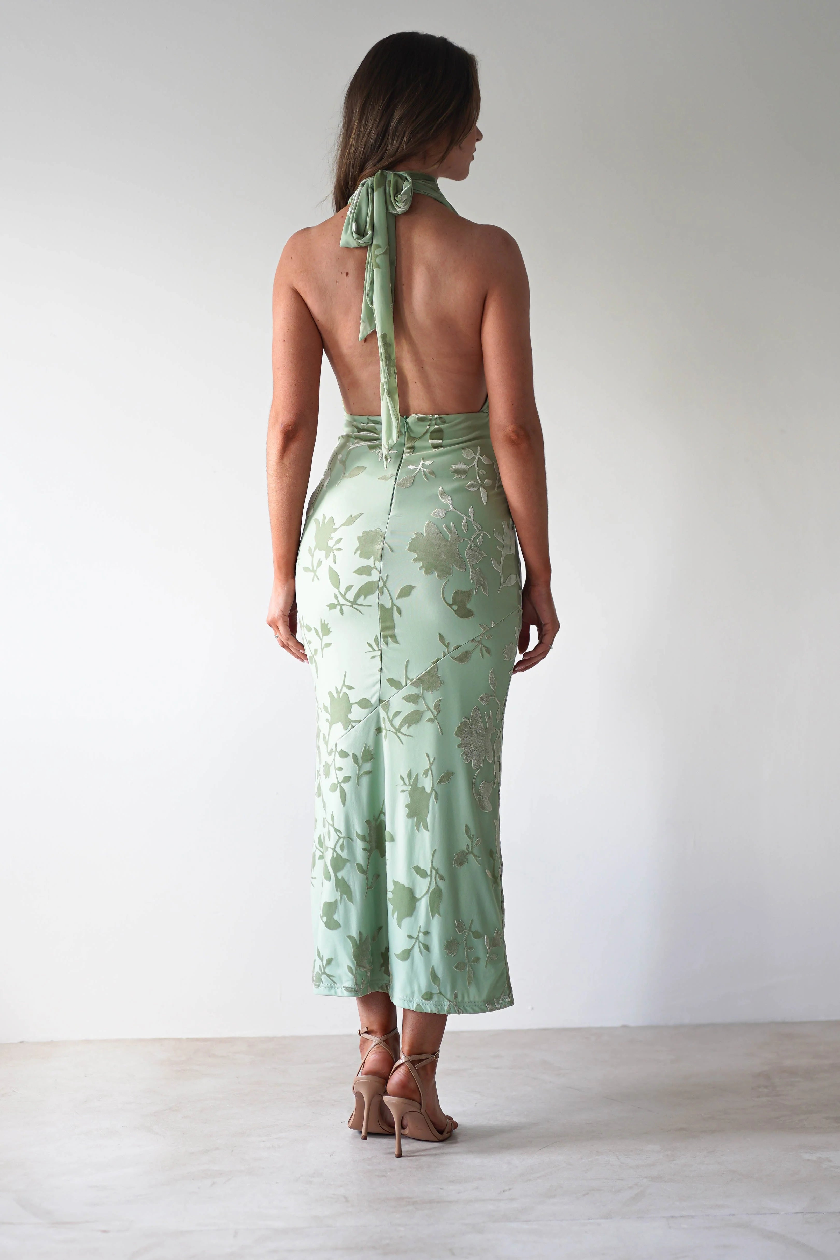 Grayson Floral Jacquard Maxi Dress