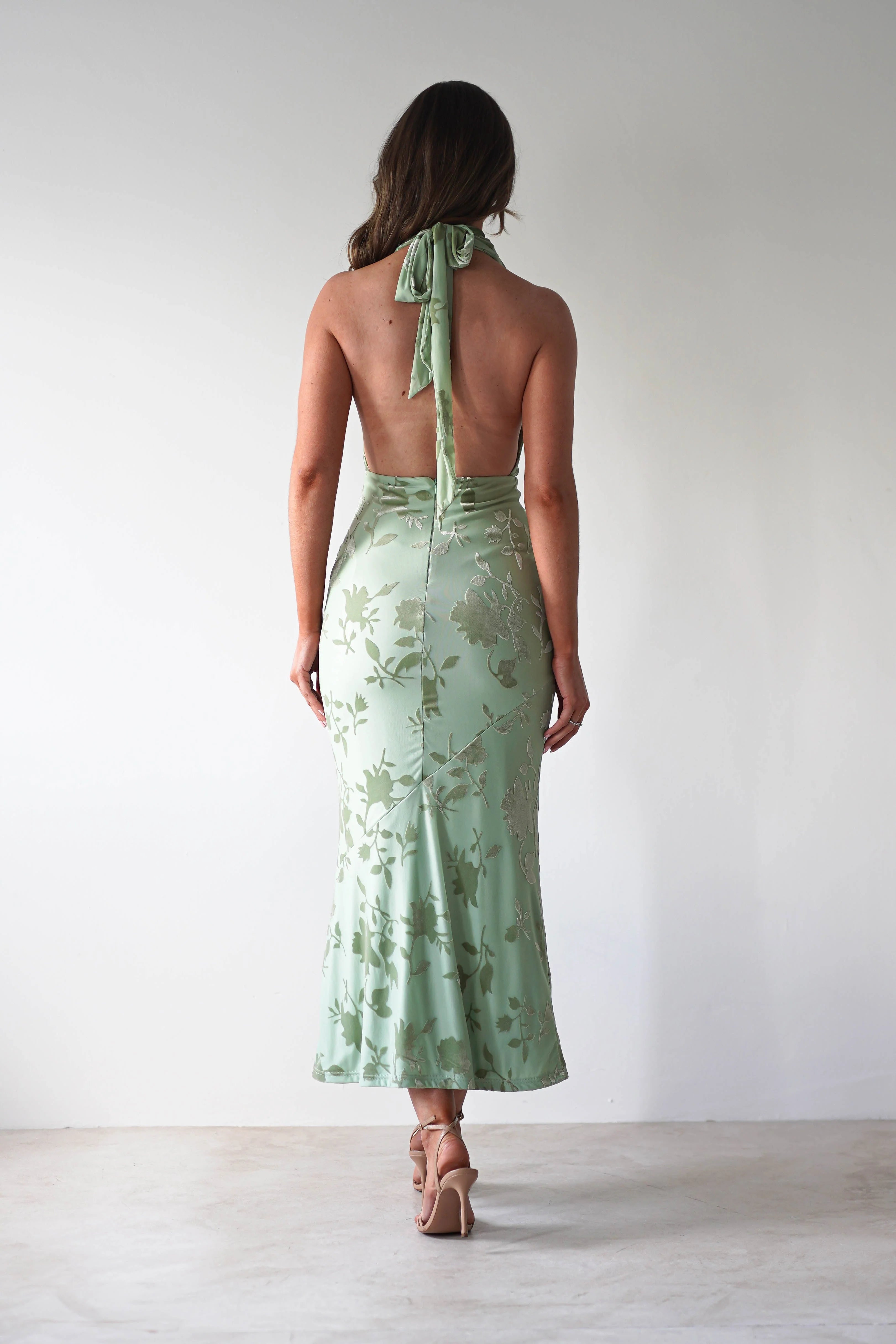 Grayson Floral Jacquard Maxi Dress