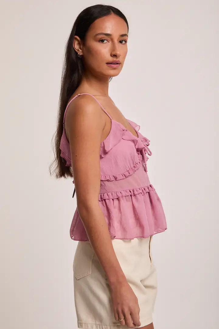 Diana Ruffle Cami Top