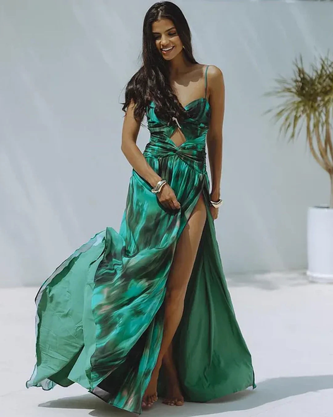 Mary Green Silhouette Swimsuit Set