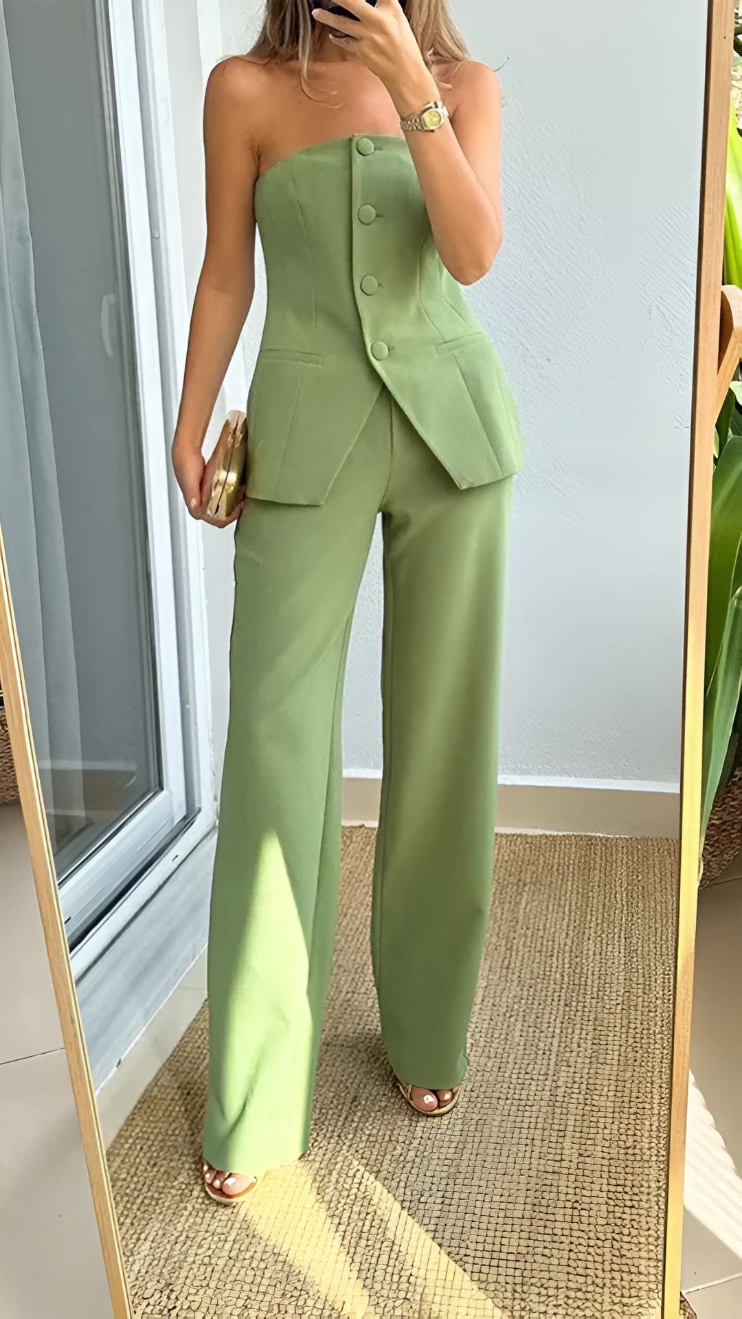 Solene Tube Trouser Set