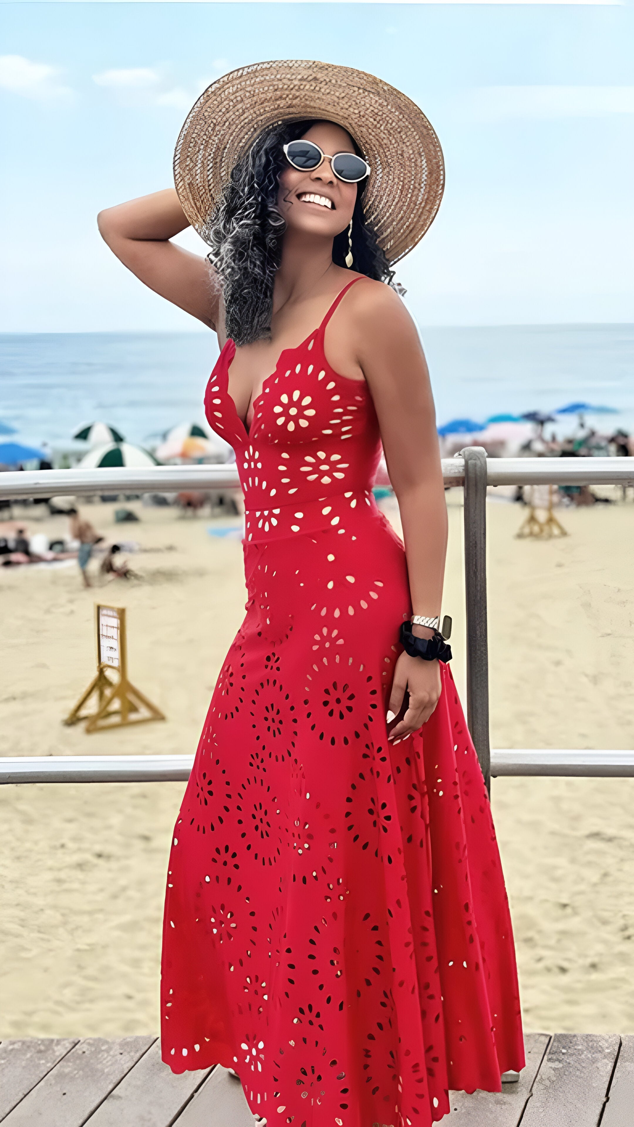 Mira Floral Laser Cutout Skirtini