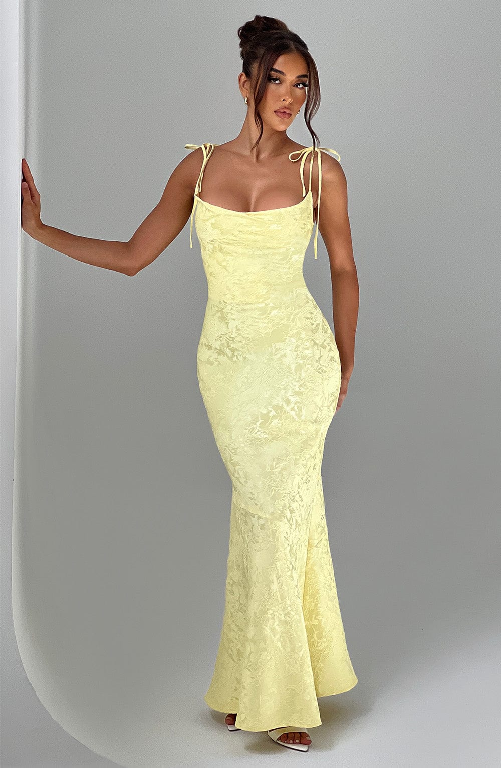 Britney Maxi Dress - Lemon