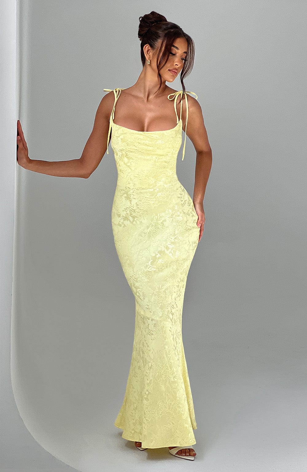 Britney Maxi Dress - Lemon
