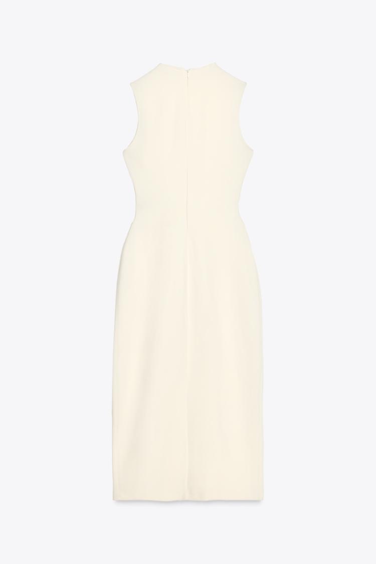 Leonie Crepe Dress with Belt