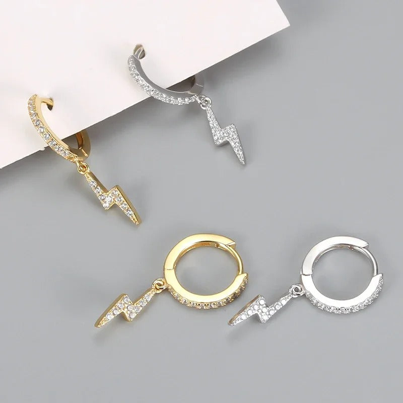 Stylish Lightning Bolt Earring Set for Women - Riri