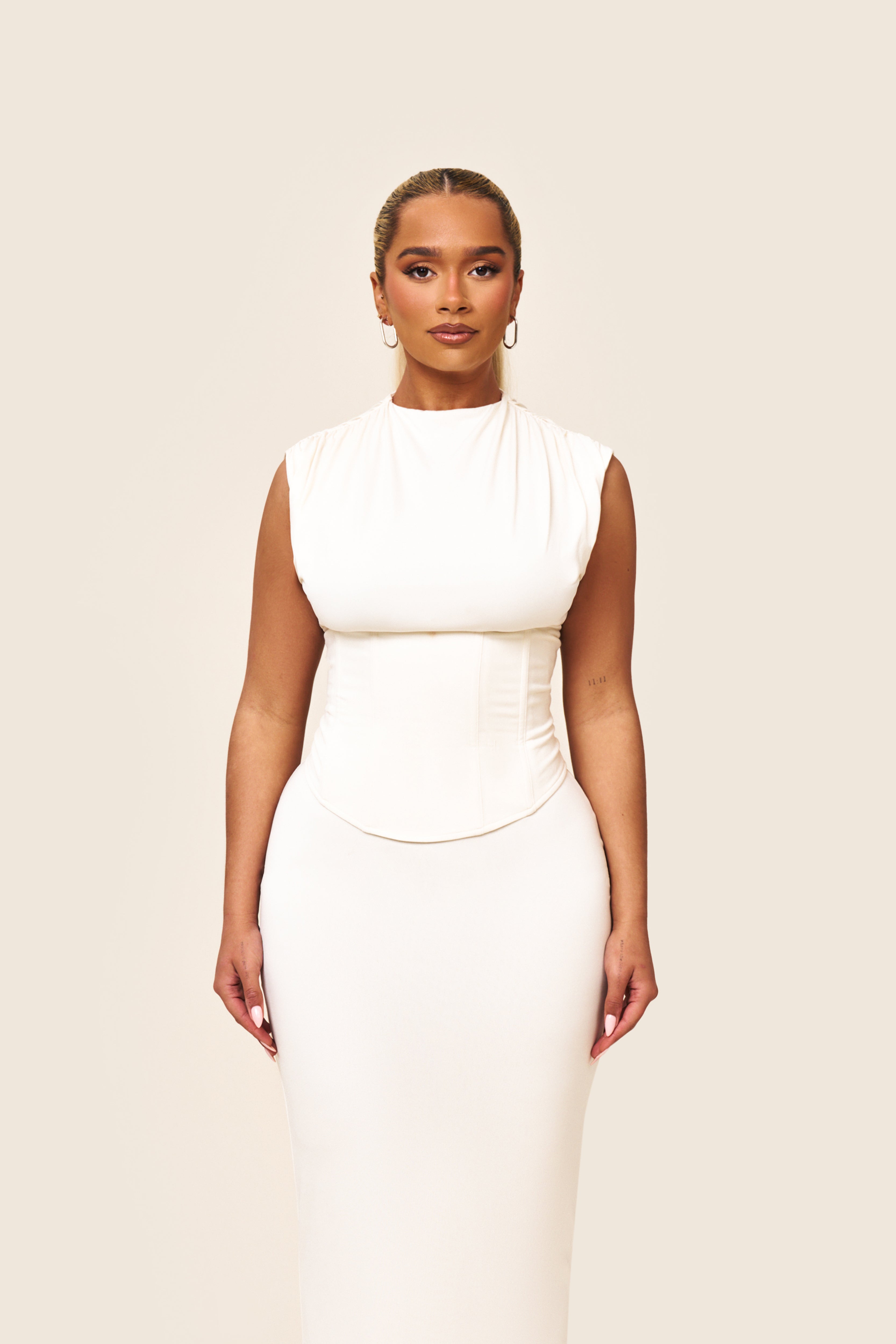 Sandra Maxi in Off-White
