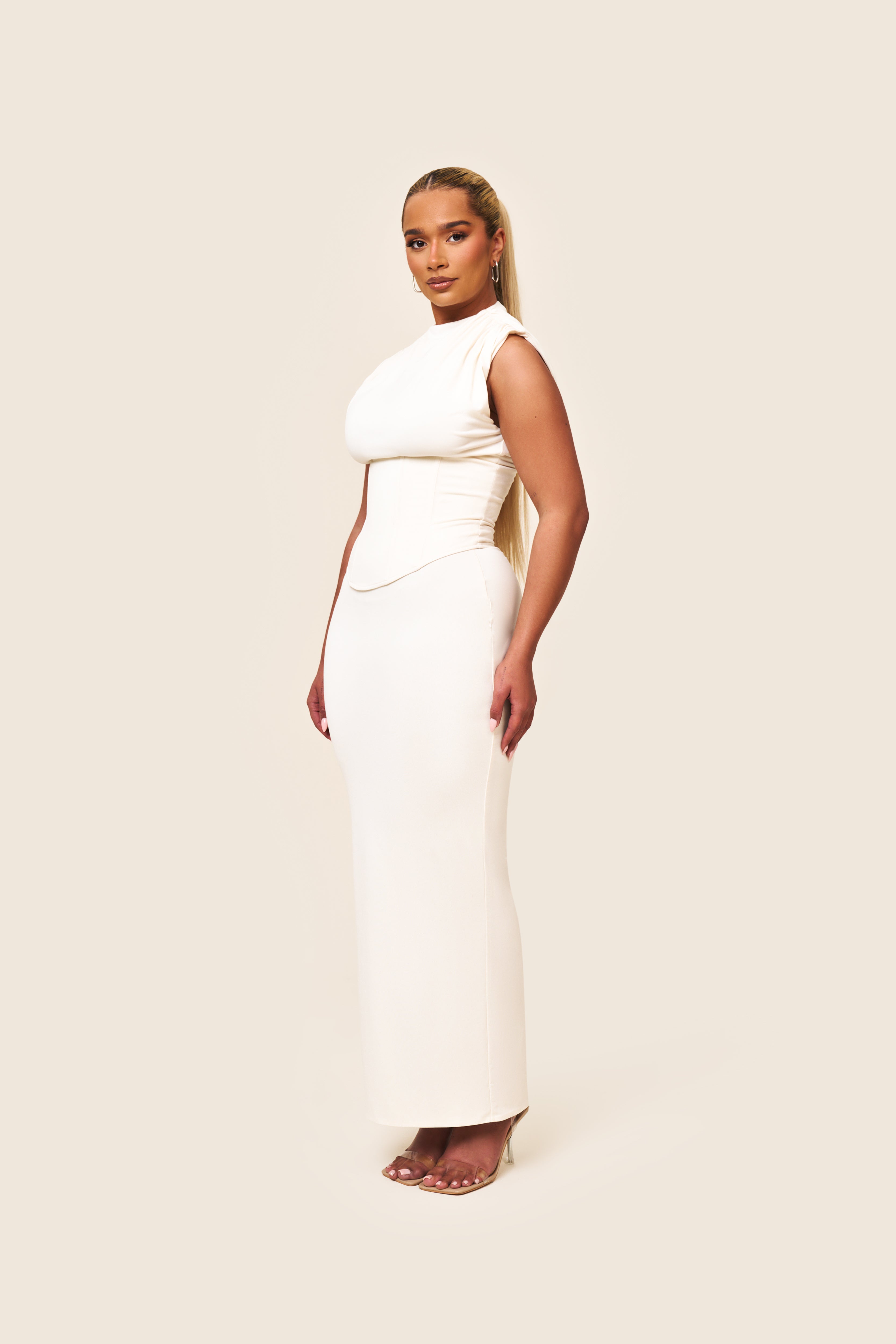 Sandra Maxi in Off-White