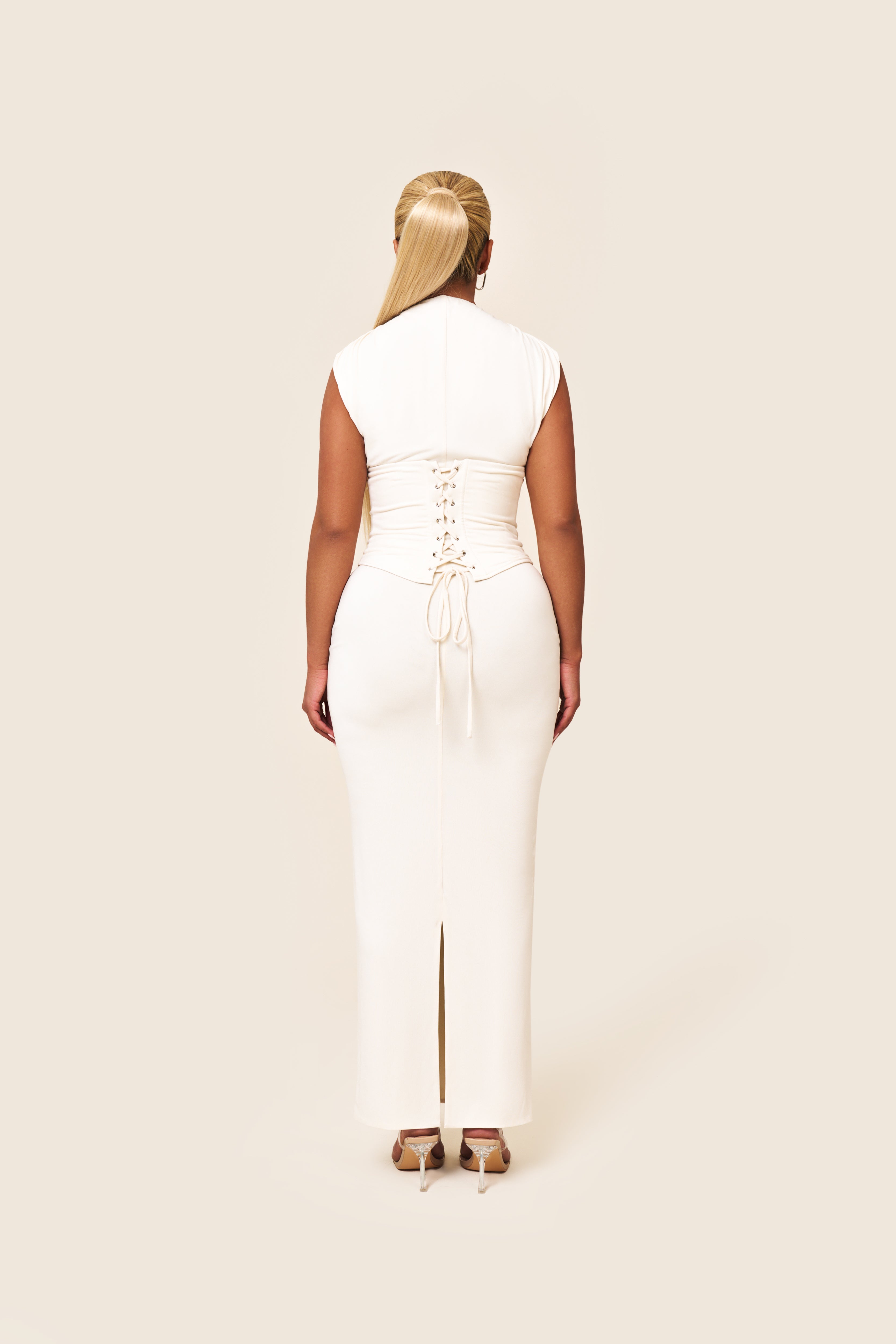 Sandra Maxi in Off-White
