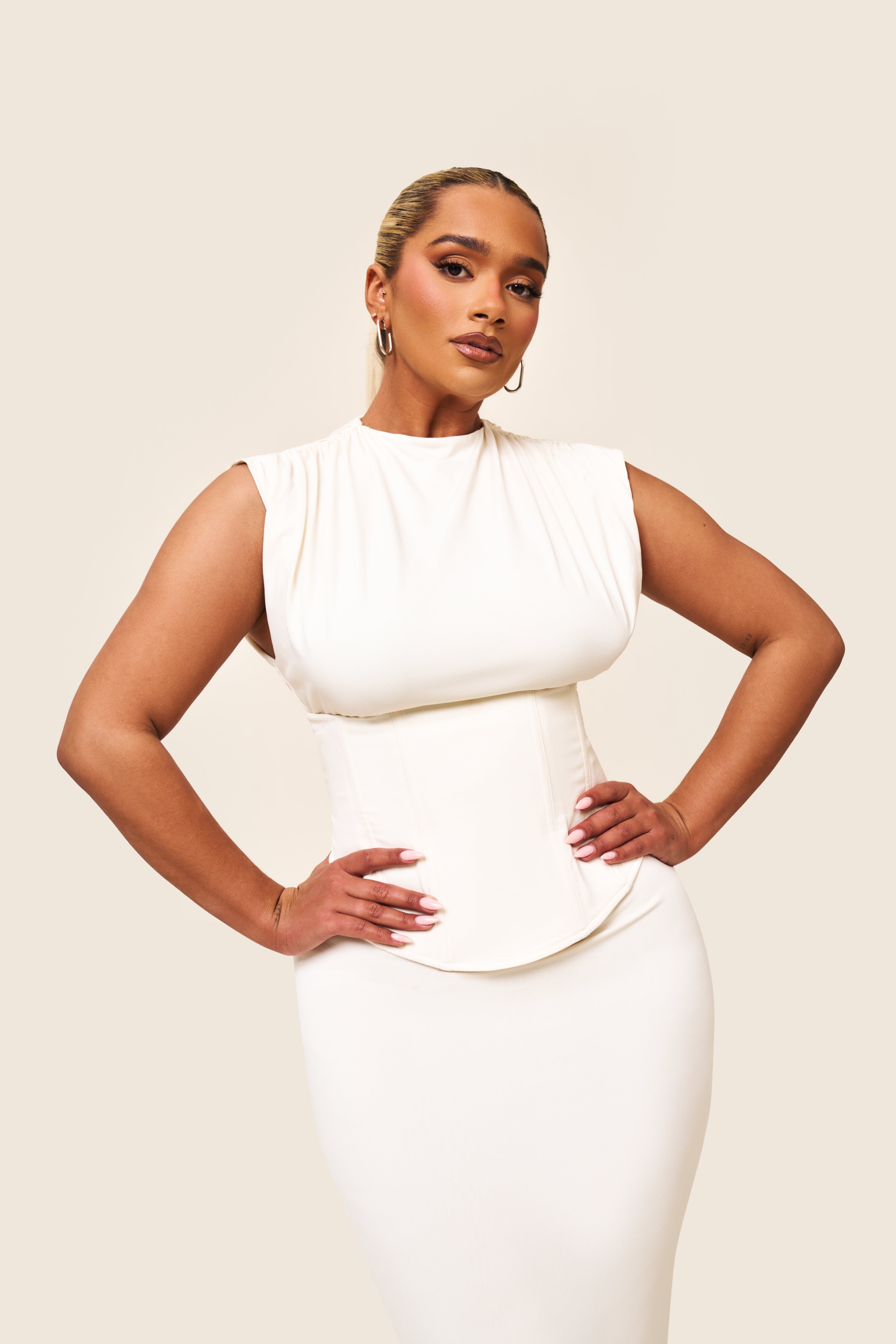 Sandra Maxi in Off-White