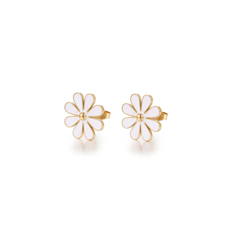 Chic and Elegant Flower Stud Earrings - Everly
