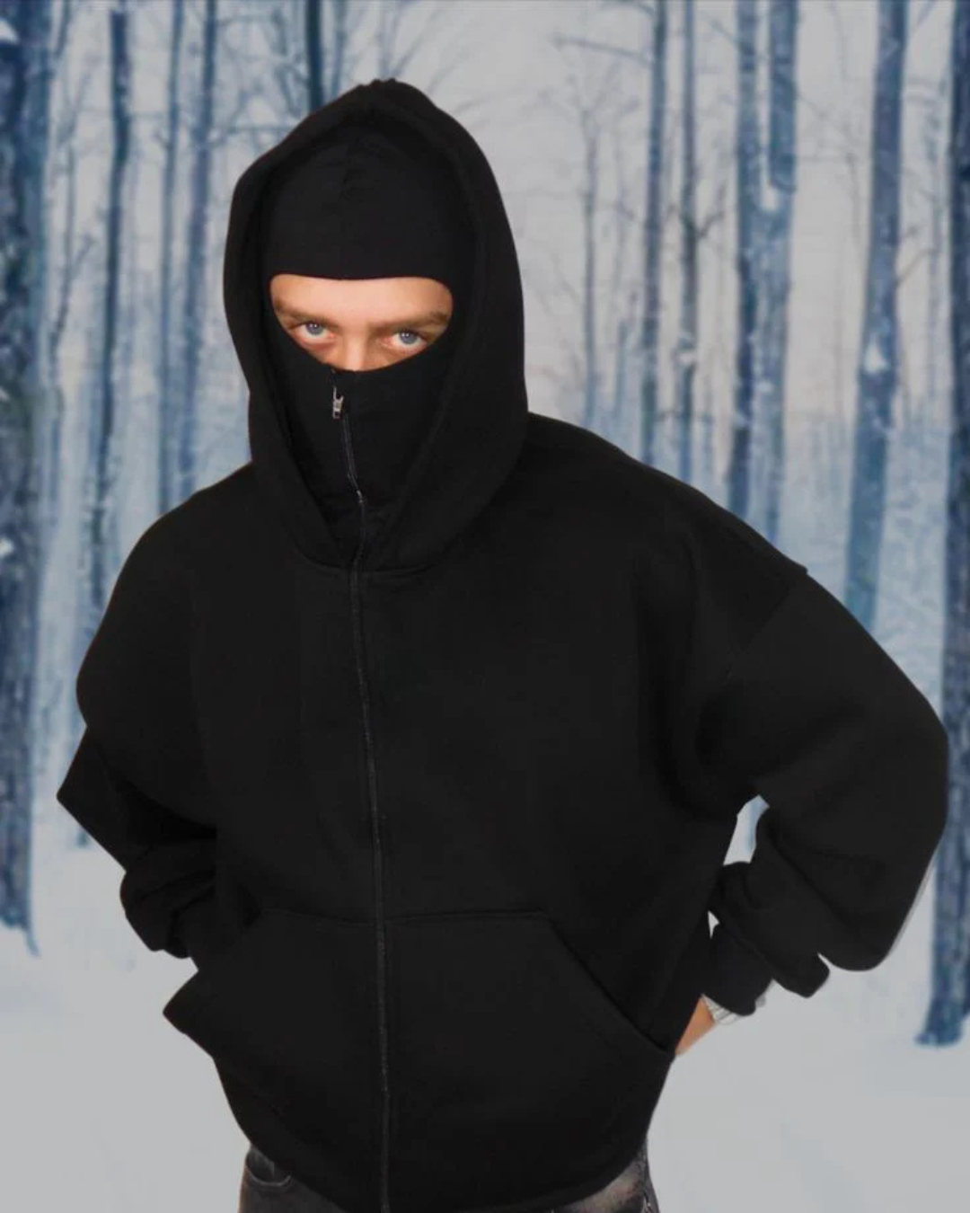 Balaclava Full Zip Hoodie