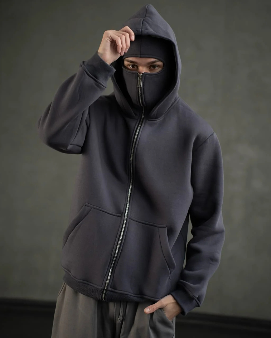 Balaclava Full Zip Hoodie