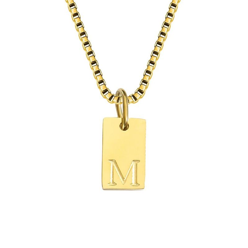 Elegant Initial Letter Chains – Stylish Personalized Jewelry Piece by Aleid