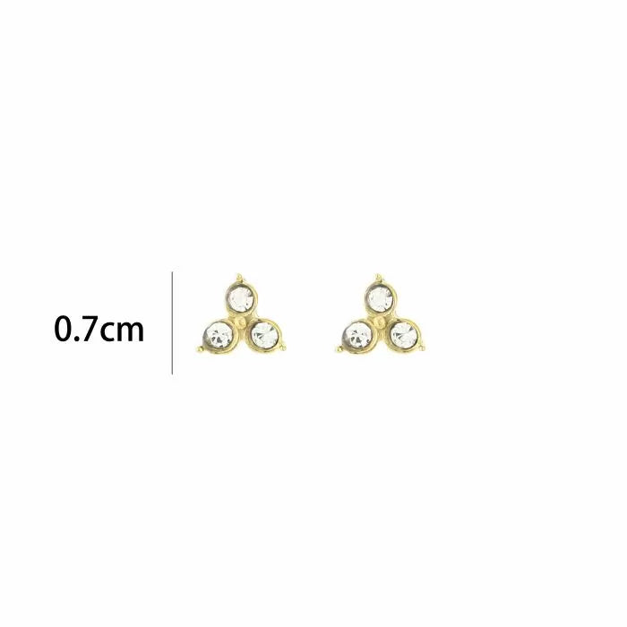 Chic Crystal Zircon Stud Earrings - Irma for an Elegant Look