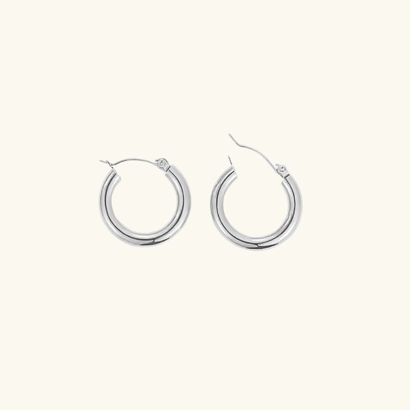 Wide Round Earrings - Jeffi