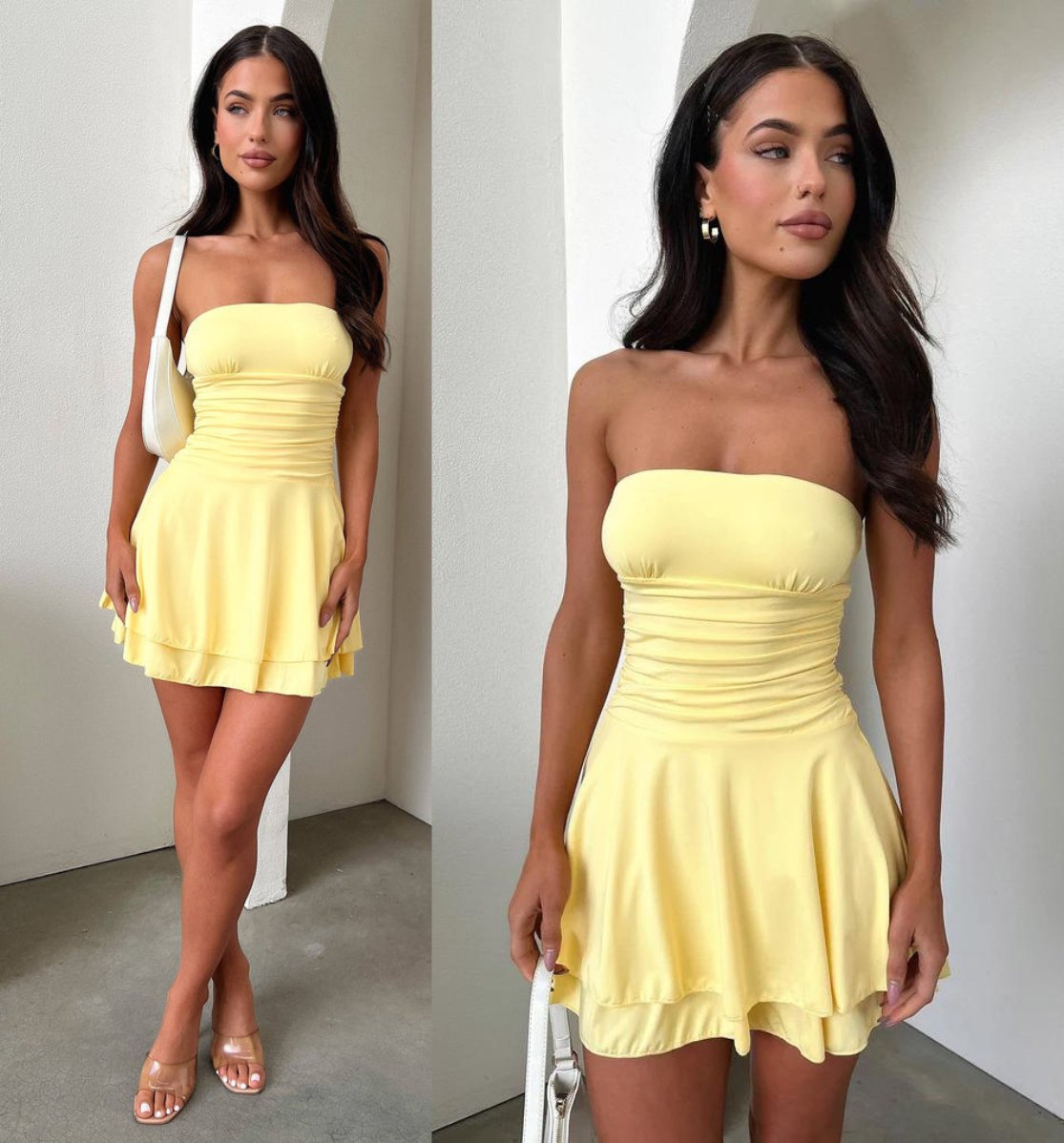 Lizzy Chic Summer Mini Dress