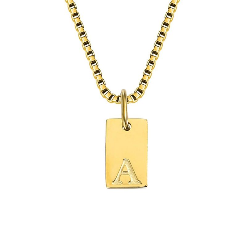 Elegant Initial Letter Chains – Stylish Personalized Jewelry Piece by Aleid