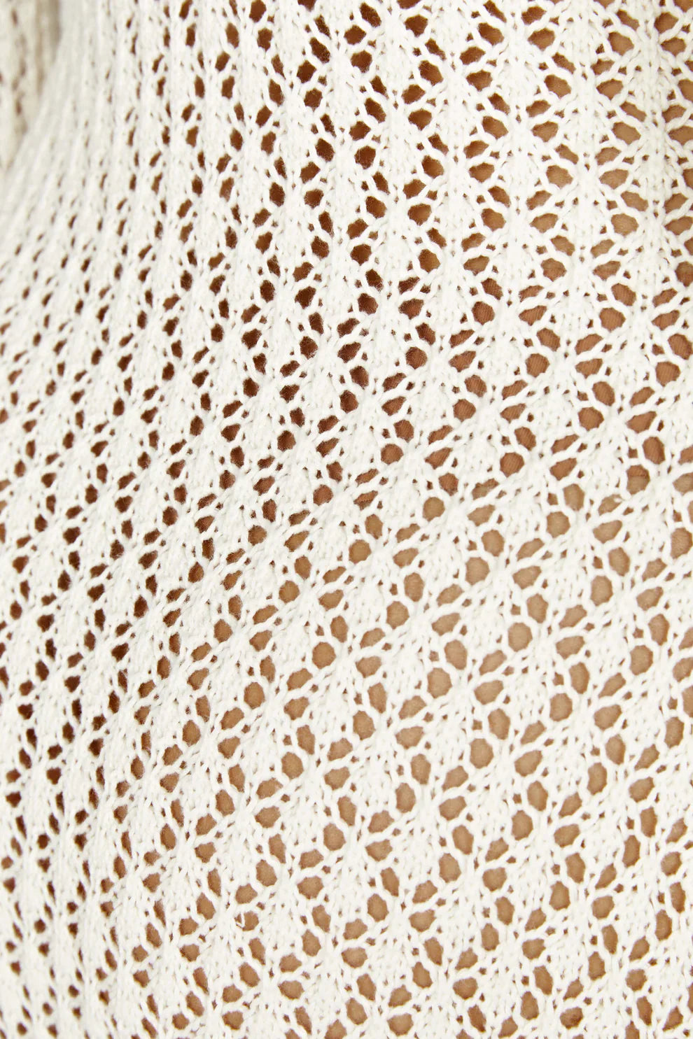 Maeve White Crochet Maxi Dress