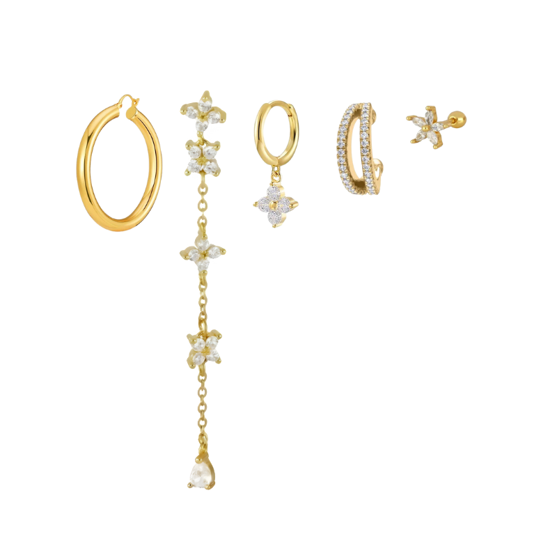 Sparkling Earring Set - Evi