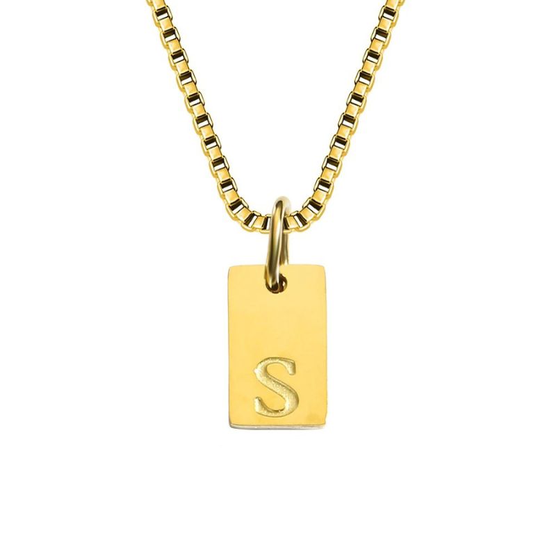 Elegant Initial Letter Chains – Stylish Personalized Jewelry Piece by Aleid