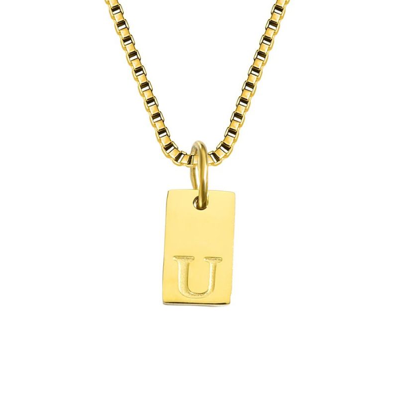 Elegant Initial Letter Chains – Stylish Personalized Jewelry Piece by Aleid