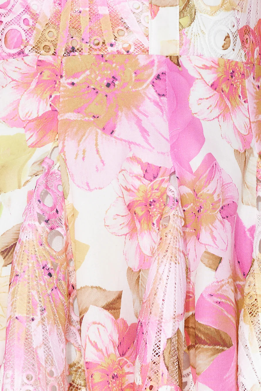 Athena Flowy Pleated Mini Dress