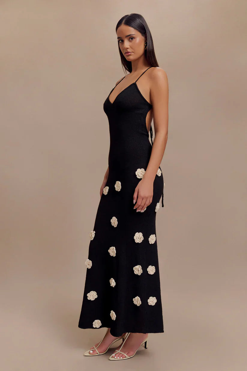 Nayla Crochet Floral Maxi