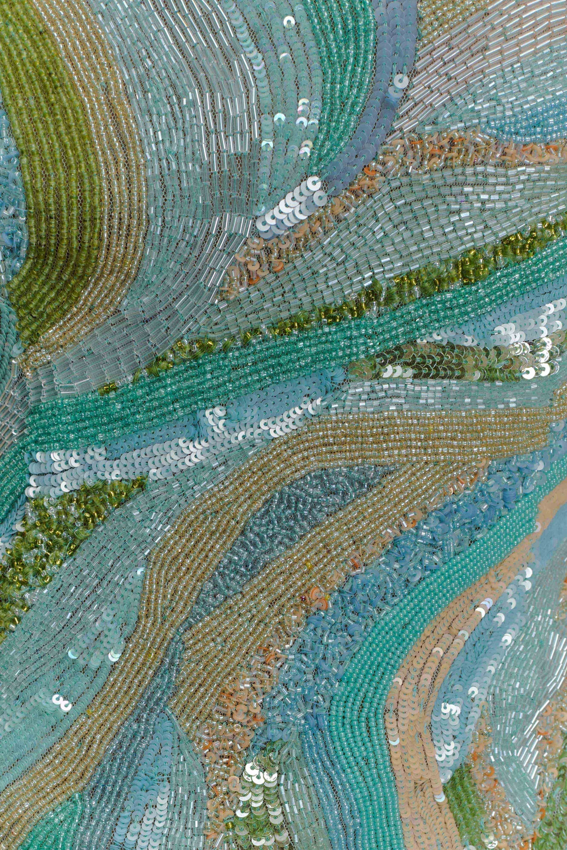 Cardi Satin Beaded Mini Dress