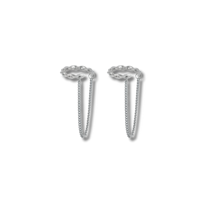 Elegant Gold-Plated Earrings and Pendant Set - Bibi