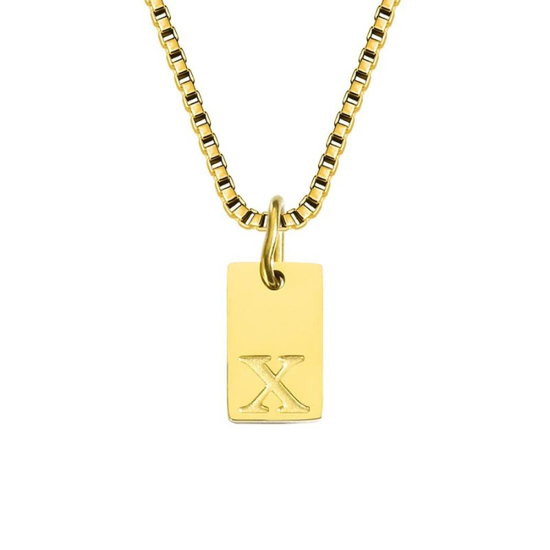 Elegant Initial Letter Chains – Stylish Personalized Jewelry Piece by Aleid