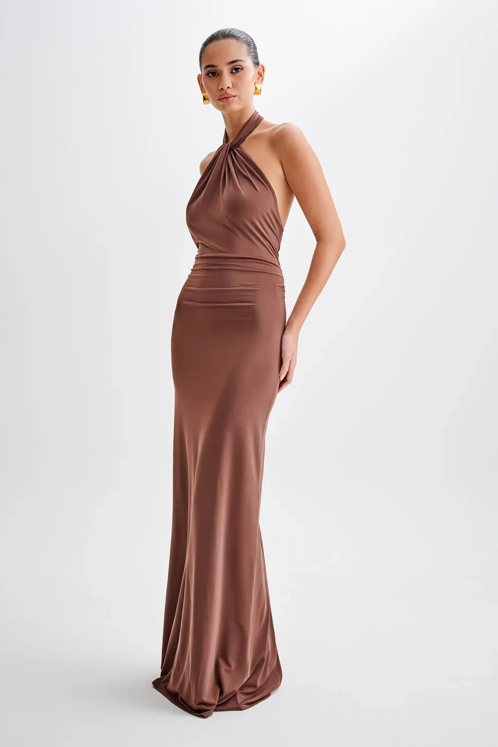 Malia Halter Curve Dress