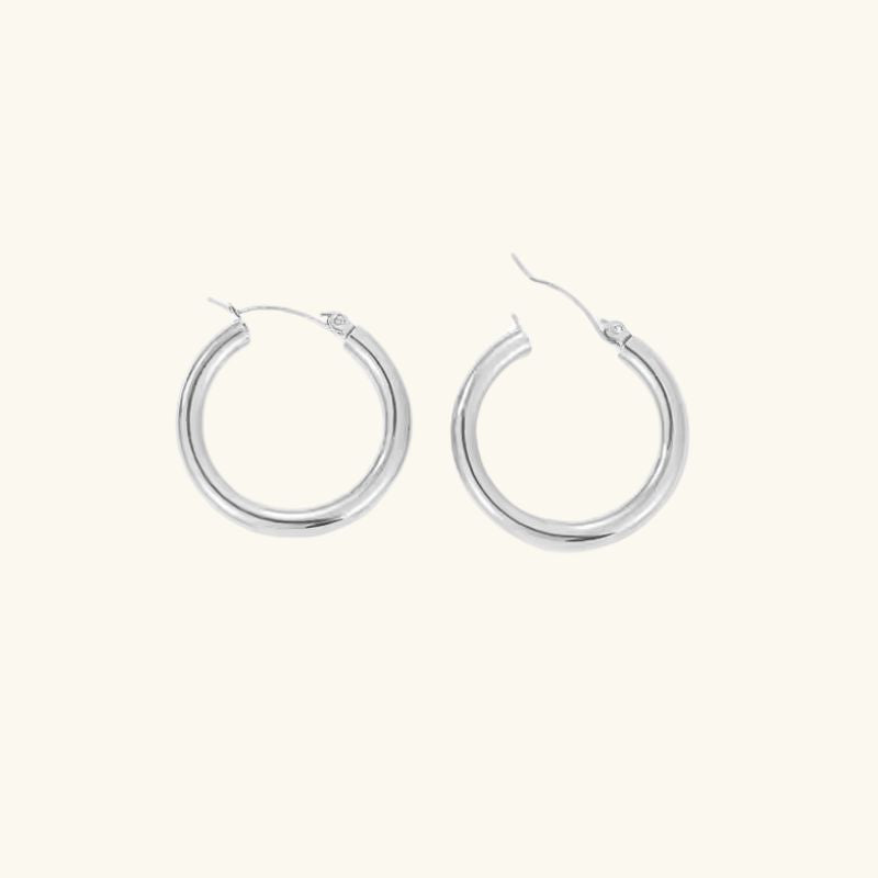 Wide Round Earrings - Jeffi