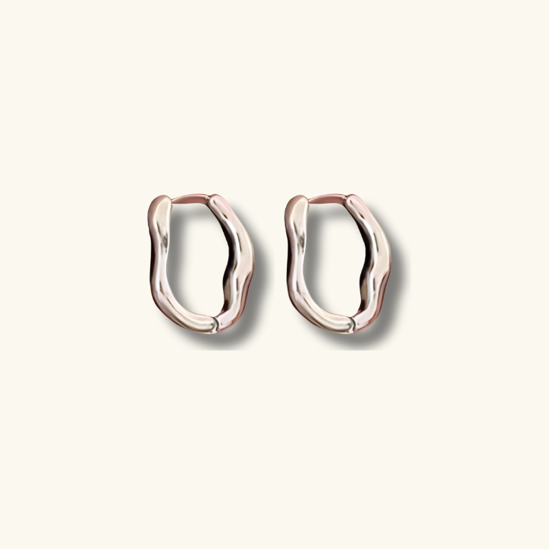 Elegant Irregular Hoop Earrings - Olivia
