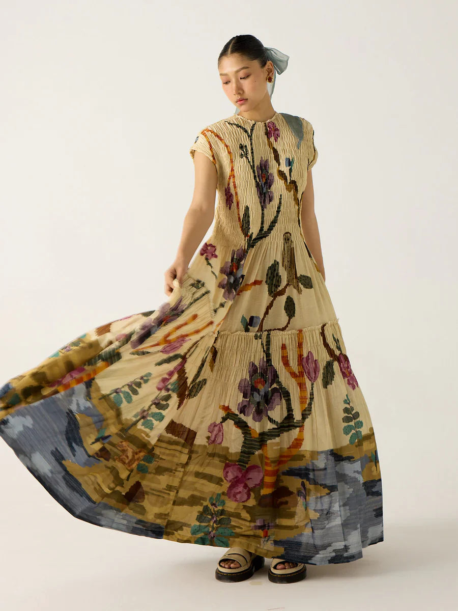 Amira Cotton Flare Dress