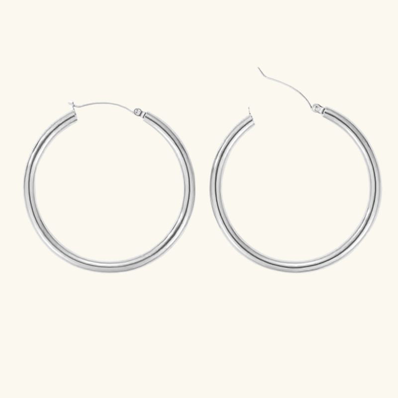 Wide Round Earrings - Jeffi