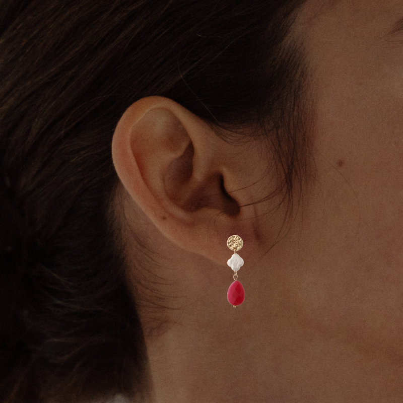 Stylish Pearl Drop Earrings for Men