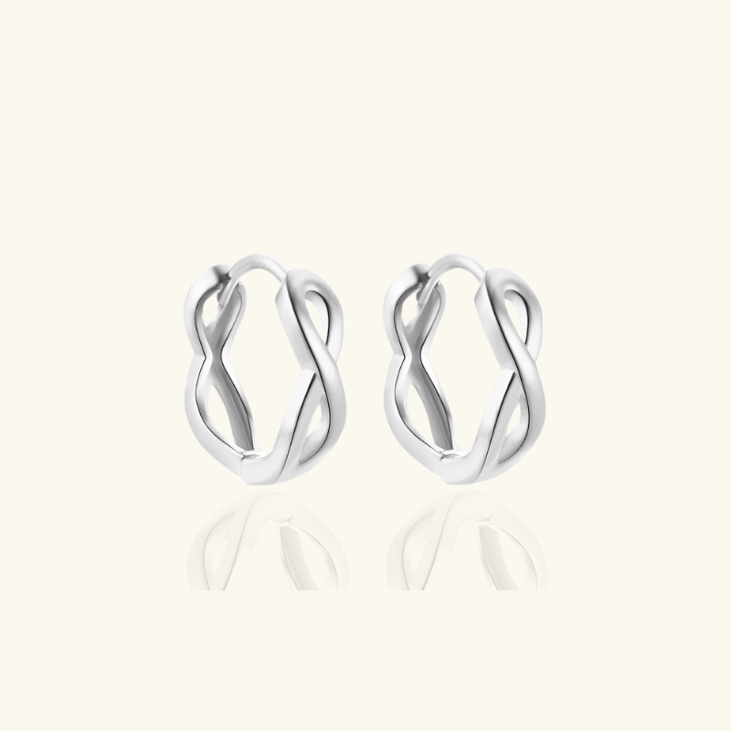 Elegant Infinite Earrings - Sarah for a timeless and stylish look