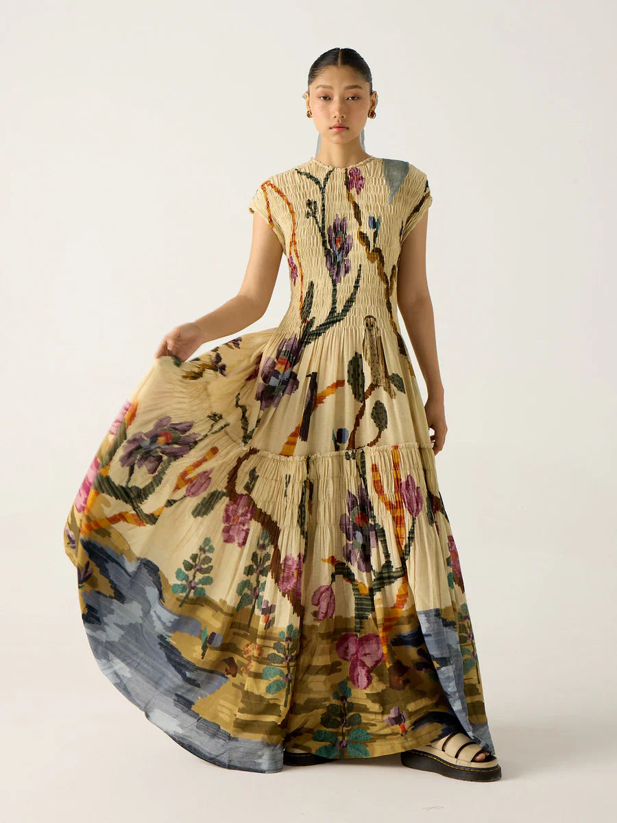 Amira Cotton Flare Dress