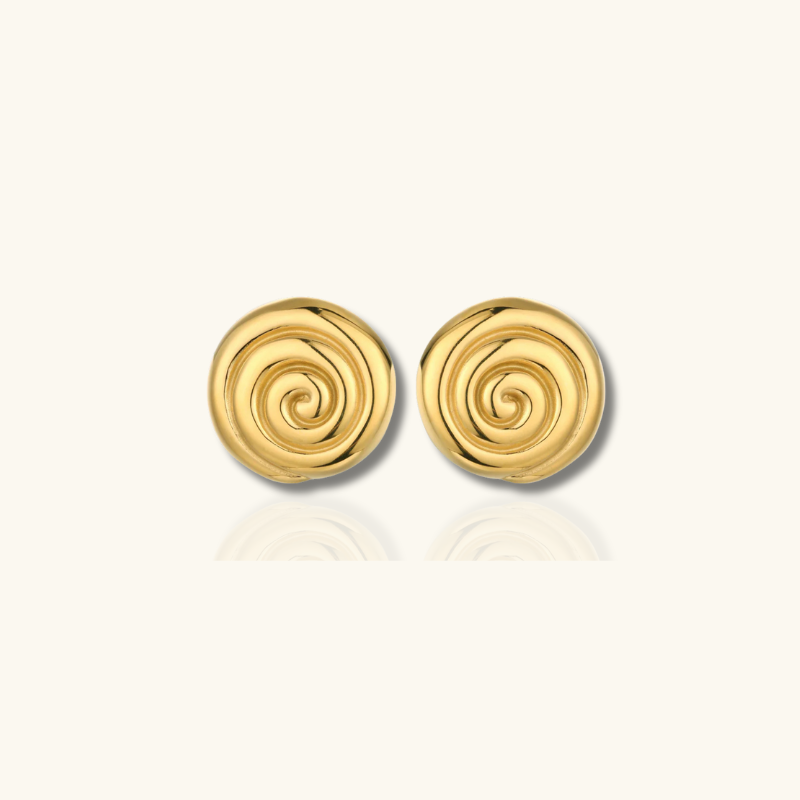 Stylish Spiral Earrings - Kiki for an Elegant Look