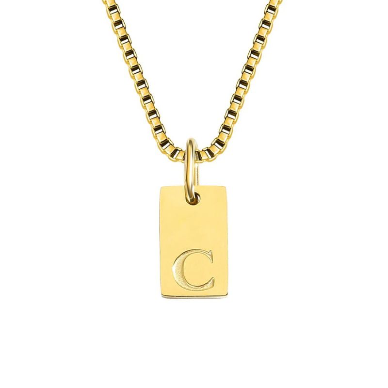 Elegant Initial Letter Chains – Stylish Personalized Jewelry Piece by Aleid