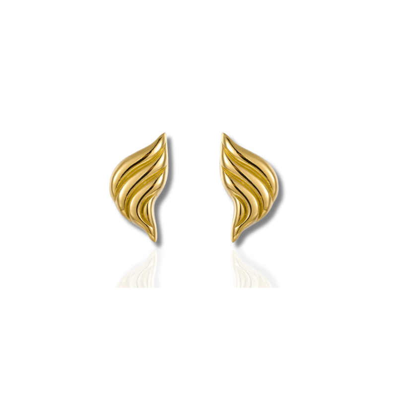 Elegant Angel Wing Earrings with Hair Flag for a Sophisticated Look