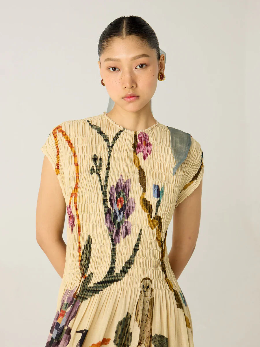 Amira Cotton Flare Dress